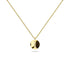 Solid 925 Sterling Silver Initial Alphabet Personalised Disc Necklace